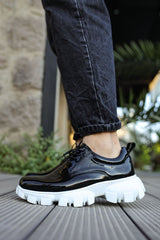 CH093 - RBT Castle Erkek Ayakkabı SIYAH - chekich.com