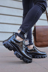 CH093 - RST Castle Erkek Ayakkabı SIYAH - chekich.com