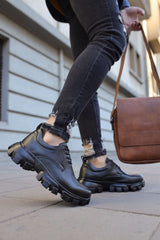 CH093 - RST Castle Erkek Ayakkabı SIYAH - chekich.com