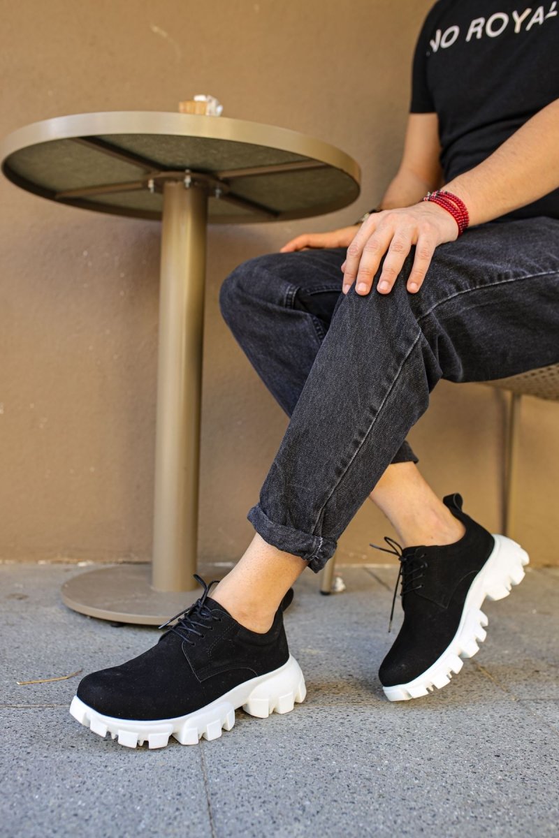 CH093 - SBT Castle Erkek Ayakkabı SIYAH - chekich.com