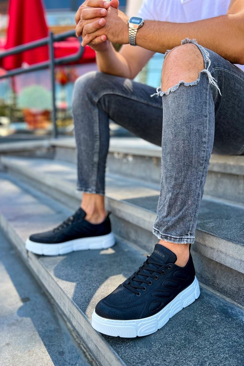 CH105 - CBT Cronus Erkek Ayakkabı SIYAH - chekich.com