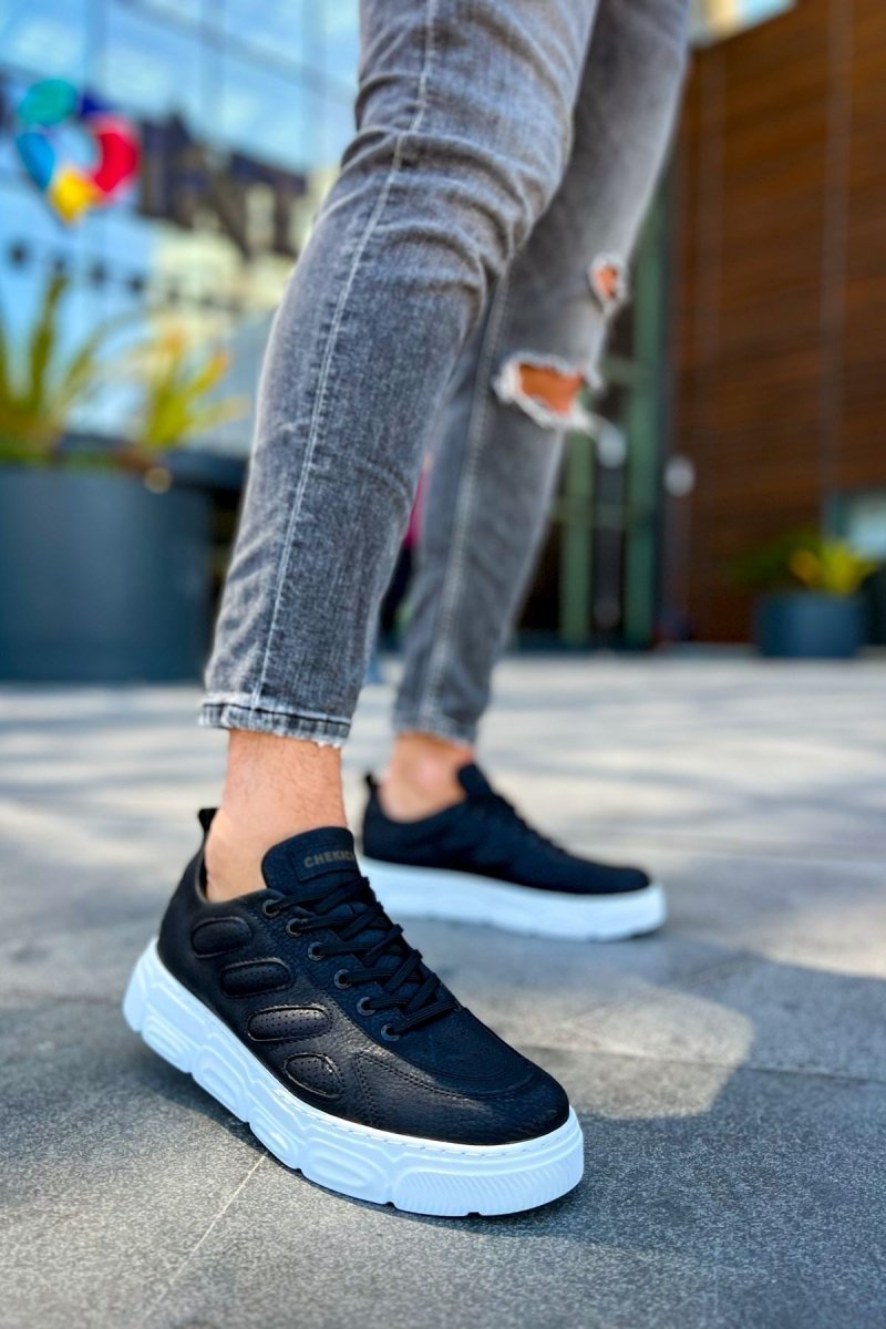 CH105 - CBT Cronus Erkek Ayakkabı SIYAH - chekich.com