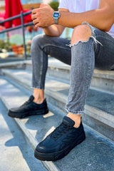 CH105 - CST Cronus Erkek Ayakkabı SIYAH - chekich.com