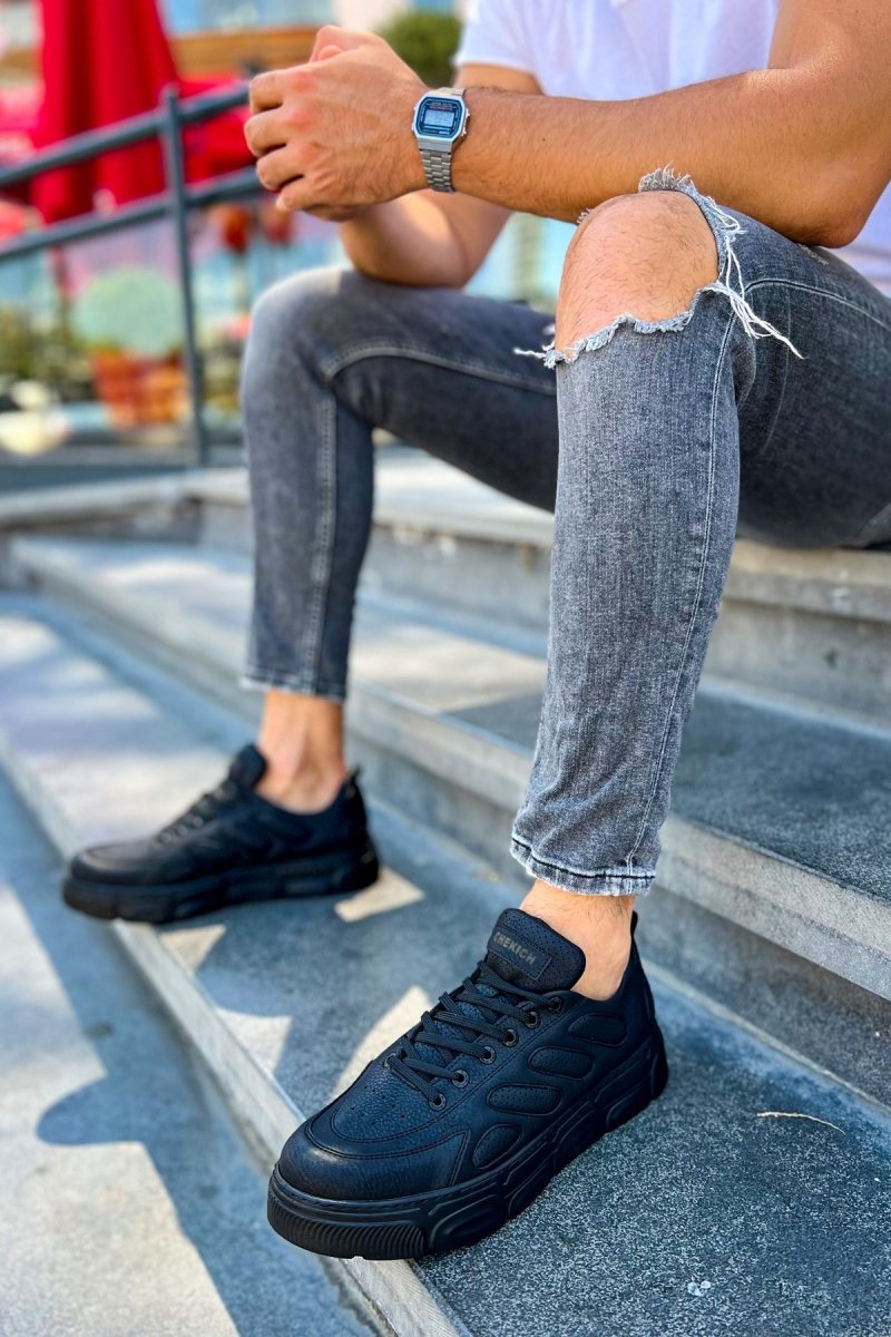 CH105 - CST Cronus Erkek Ayakkabı SIYAH - chekich.com