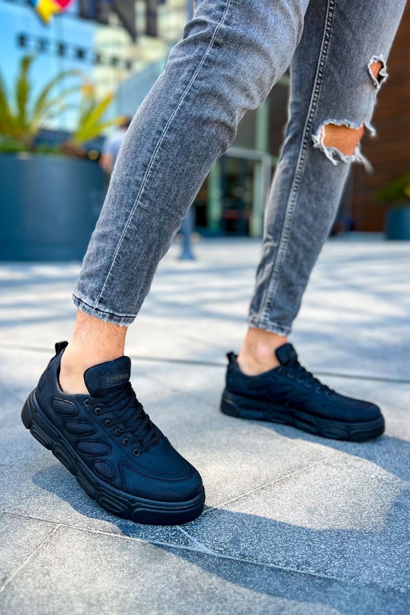 CH105 - CST Cronus Erkek Ayakkabı SIYAH - chekich.com