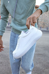 CH107 - CBT Felibord Erkek Ayakkabı BEYAZ / BEYAZ - chekich.com