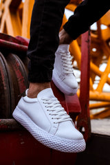 CH107 - CBT Felibord Erkek Ayakkabı BEYAZ / HAKI - chekich.com