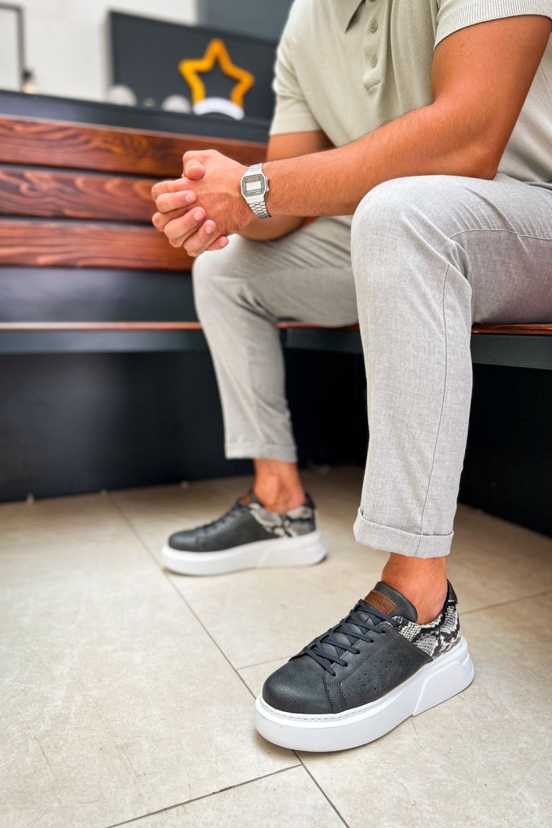 CH145 - CBT Sauerbergg Erkek Ayakkabı ANTRASIT - chekich.com