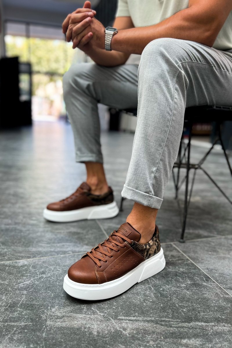 CH145 - CBT Sauerbergg Men Sneaker Tan - chekich.com