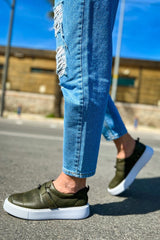 CH147 - CBT Dobeny Erkek Ayakkabı HAKI - chekich.com