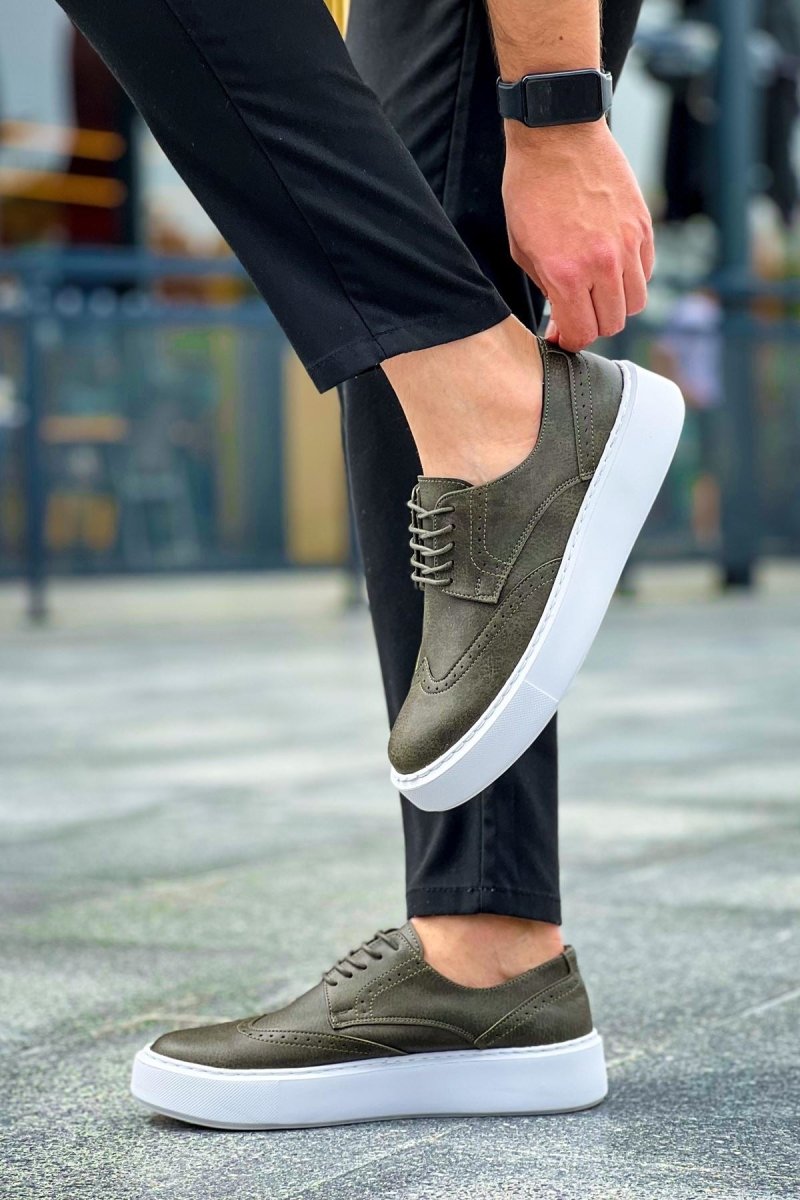 CH149 - CBT Changer Over Erkek Ayakkabı HAKI - chekich.com