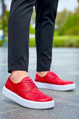 CH149 - CBT Changer Over Erkek Ayakkabı KIRMIZI - chekich.com