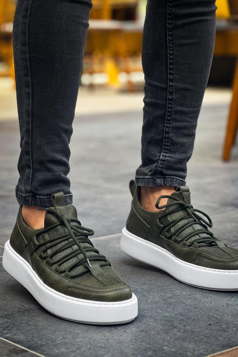 CH159 - CBT Saturn Erkek Ayakkabı HAKI - chekich.com