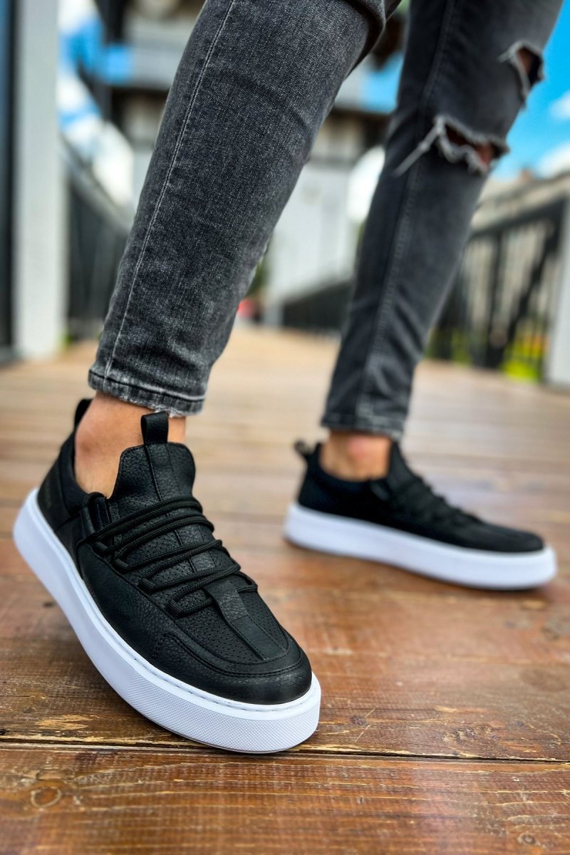 CH159 - CBT Saturn Men Sneaker Black - chekich.com