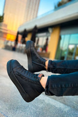 CH167 - GST Blazer Erkek Bot SIYAH/SIYAH - chekich.com