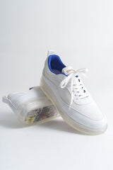 CH181 - RRT İpekyol Erkek Ayakkabı BEYAZ / SAX MAVI - chekich.com