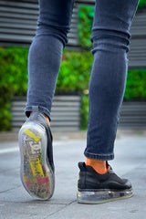 CH181 - RRT İpekyol Erkek Ayakkabı SIYAH - TURUNCU - chekich.com