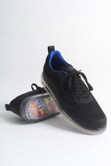 CH181 - RRT İpekyol Erkek Ayakkabı SIYAH/SAX MAVI - chekich.com