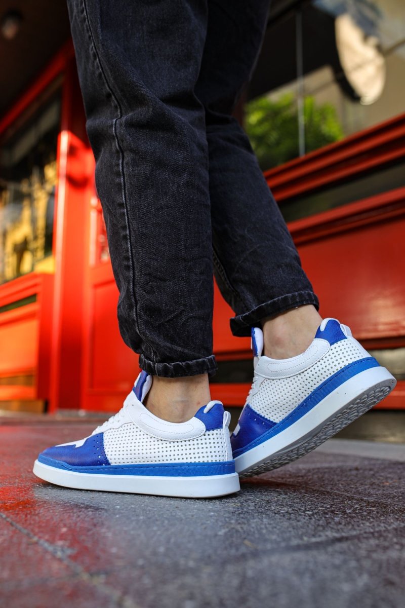 CH201 - CBT Hercules Erkek Ayakkabı SAX MAVI/BEYAZ - chekich.com