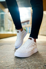 CH209 - OBT Vimini Erkek Ayakkabı BEYAZ - chekich.com