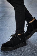 CH213 - SST Bryggen Erkek Bot SIYAH - chekich.com