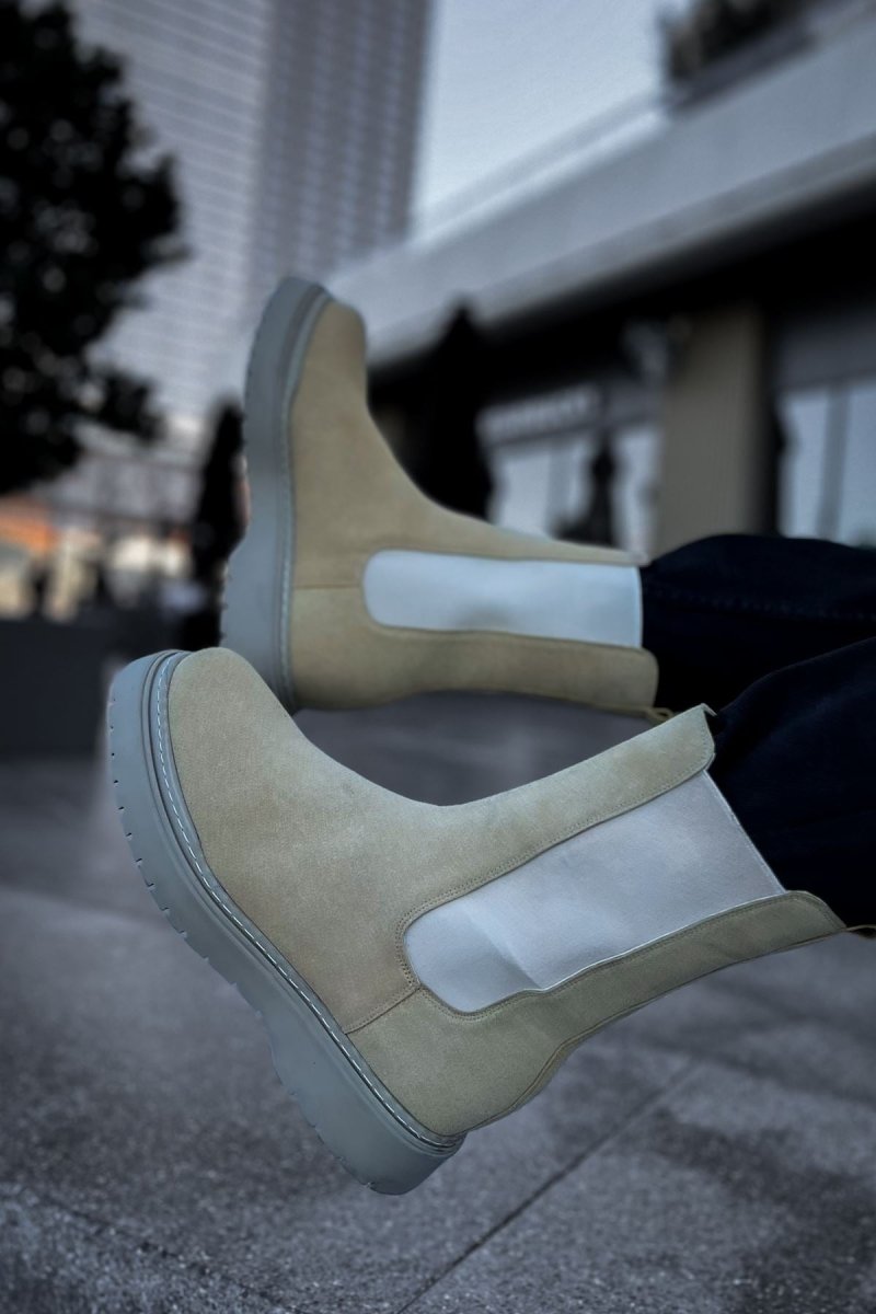 CH223 - SRT Alaska Süet Erkek Bot KUM - chekich.com