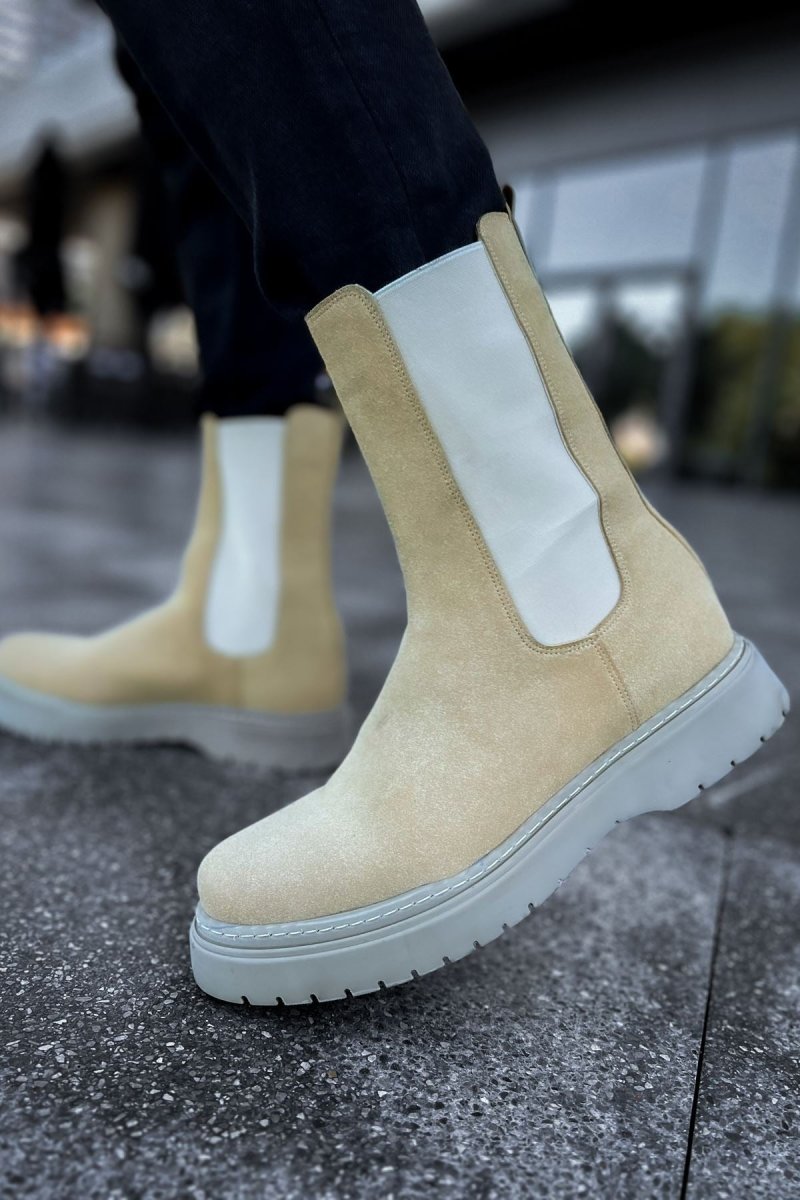 CH223 - SRT Alaska Süet Erkek Bot KUM - chekich.com