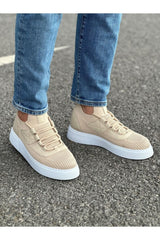 CH2425 - TBT Erkek Ayakkabı BEJ - chekich.com