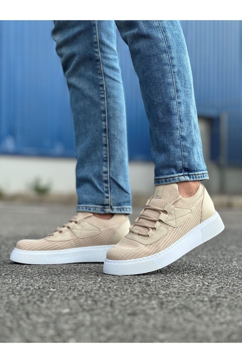 CH2425 - TBT Erkek Ayakkabı BEJ - chekich.com