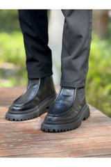 CH2433 - FRT Erkek Bot SIYAH - chekich.com