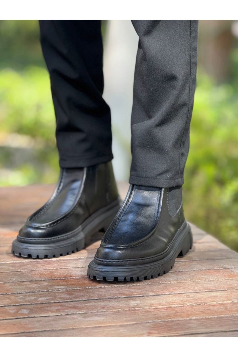 CH2433 - FRT Erkek Bot SIYAH - chekich.com