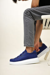 CH251 - CBT Mirror Erkek Ayakkabı Sax MavI - chekich.com