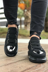 CH251 - SST Mirror Suede Erkek Ayakkabı SIYAH - chekich.com