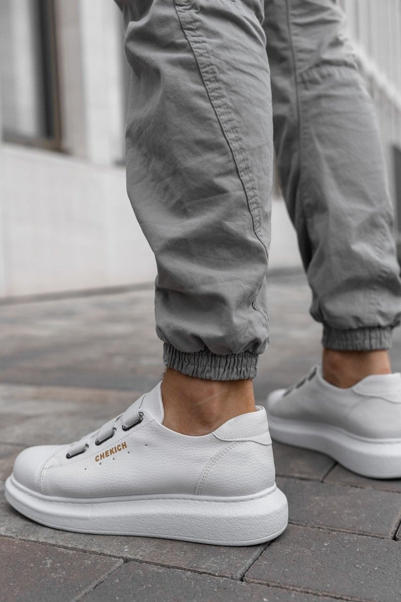 CH253 - CBT Mirror Non Erkek Ayakkabı BEYAZ - chekich.com