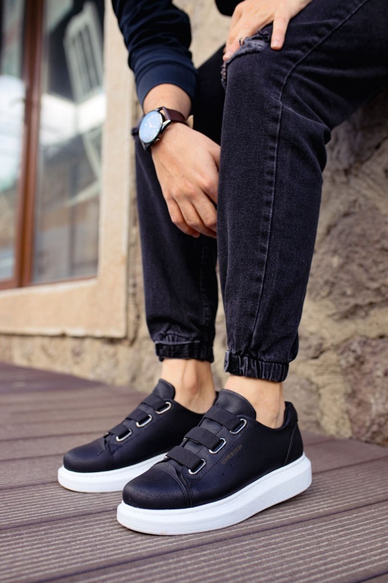 CH253 - CBT Mirror Non Erkek Ayakkabı SIYAH - chekich.com