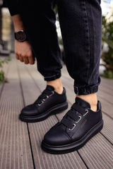 CH253 - CST Mirror Non Erkek Ayakkabı SIYAH - chekich.com