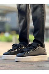 CH2531 - Anjelino Erkek Ayakkabı SIYAH - chekich.com