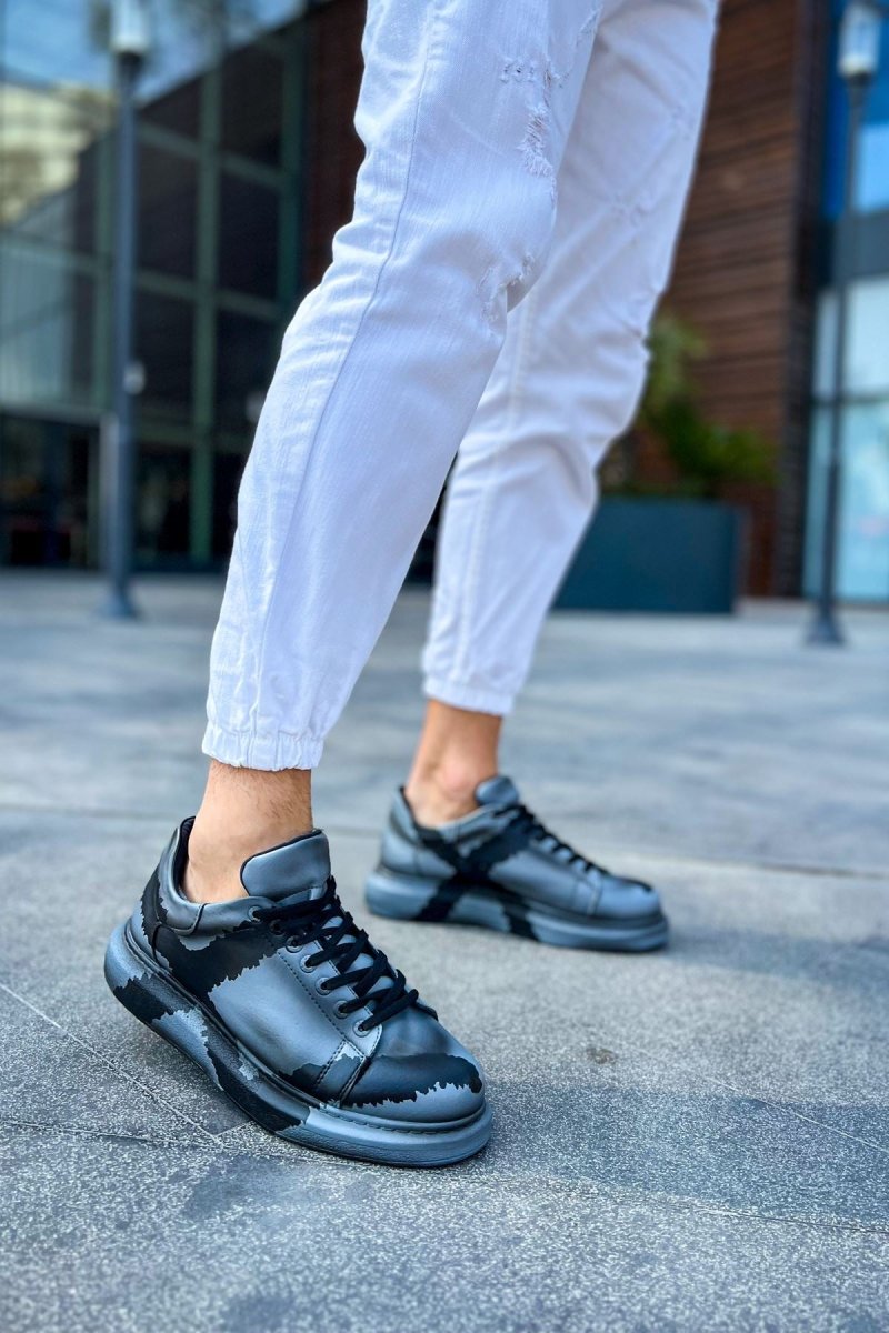 CH254 - CST Pittura Men Sneaker 551 GRI SIYAH X - chekich.com