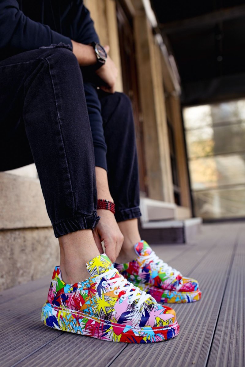 CH255 - CBT Colorfull Erkek Ayakkabı K.RENKLI - chekich.com