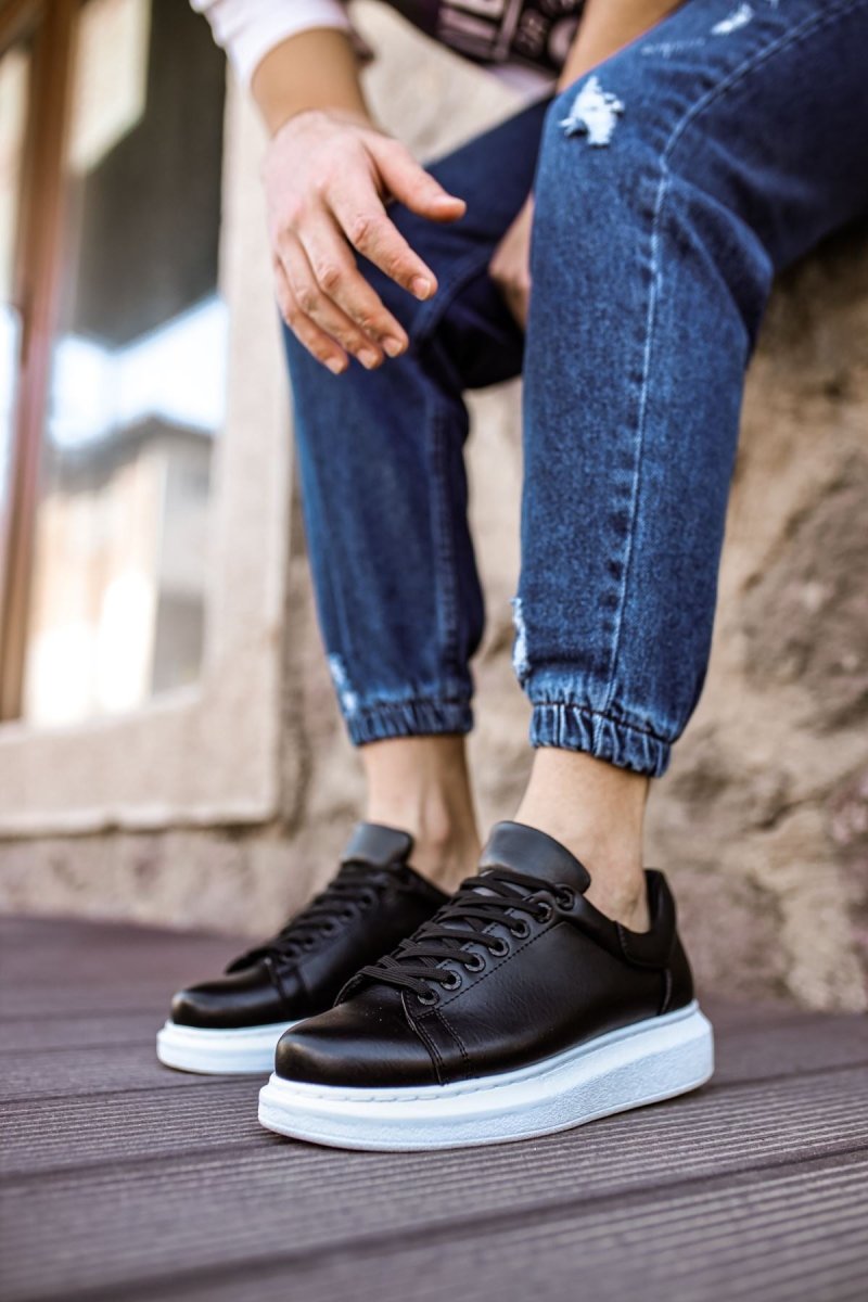 CH257 - CBT Estrella Erkek Ayakkabı SIYAH - chekich.com