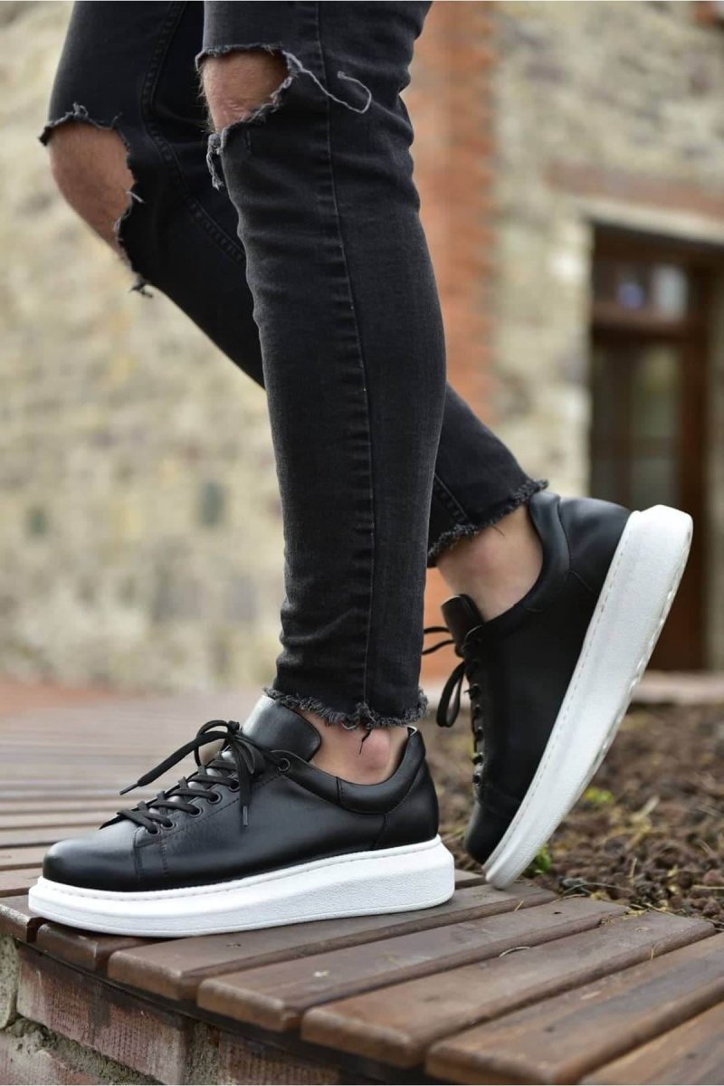 CH257 - CBT Estrella Erkek Ayakkabı SIYAH - chekich.com