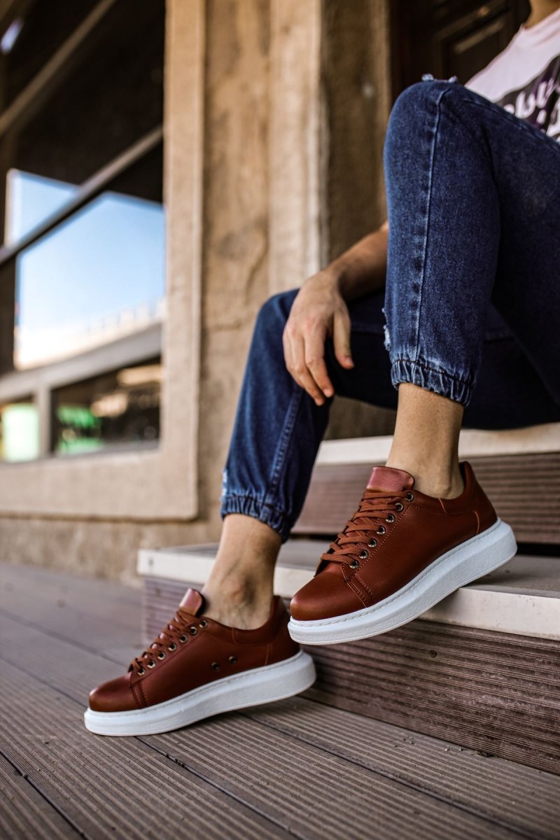 CH257 - CBT Estrella Erkek Ayakkabı TABA - chekich.com