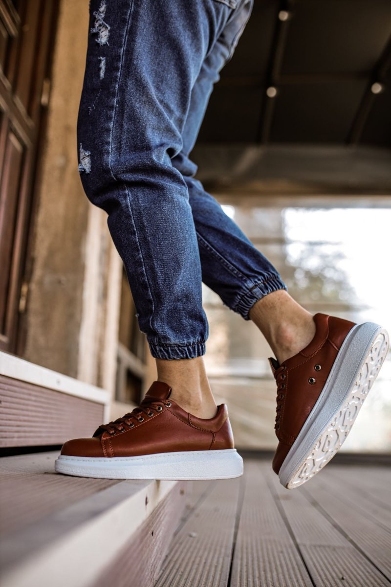 CH257 - CBT Estrella Erkek Ayakkabı TABA - chekich.com