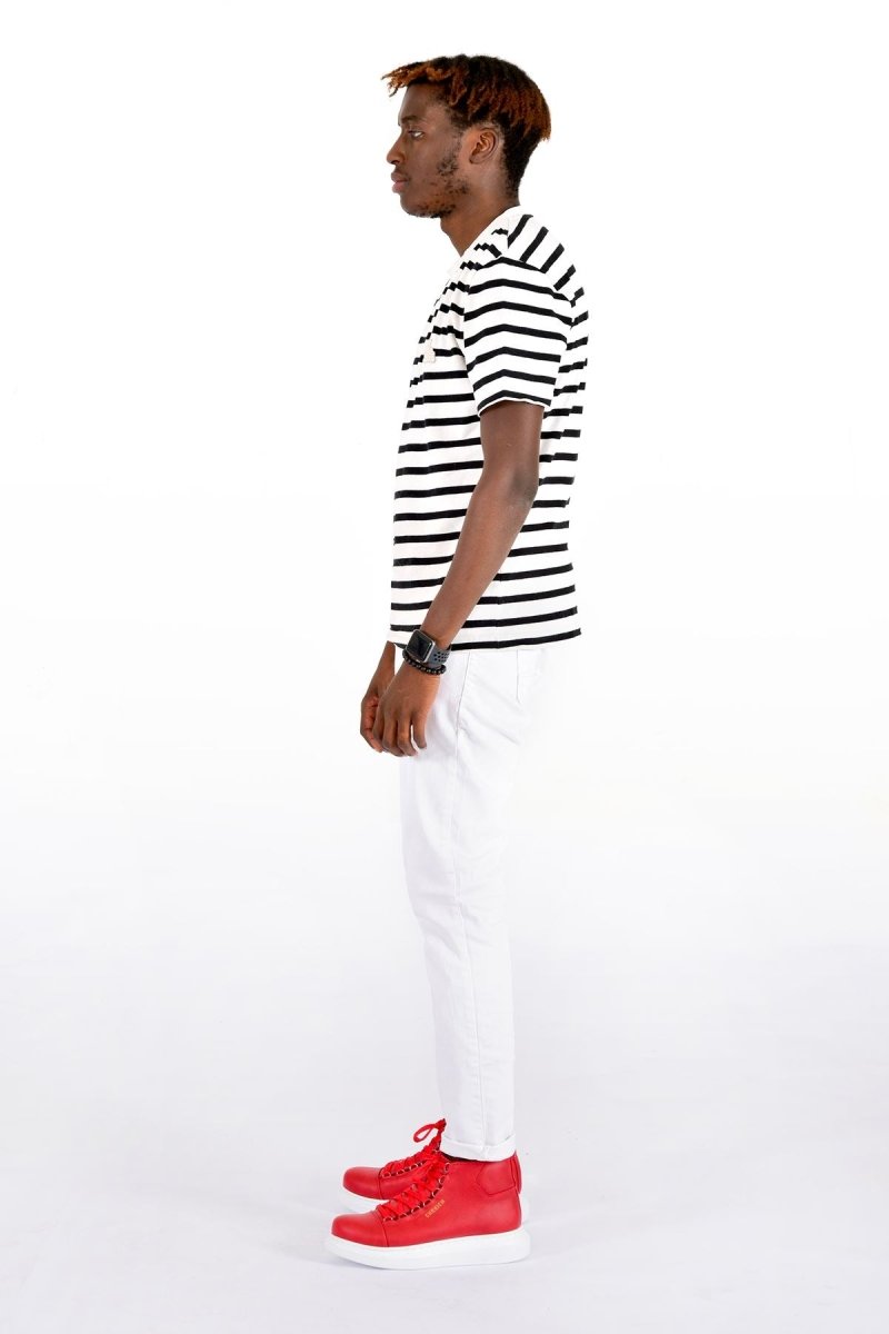 CH258 - CBT Roma Erkek Bot KIRMIZI - chekich.com