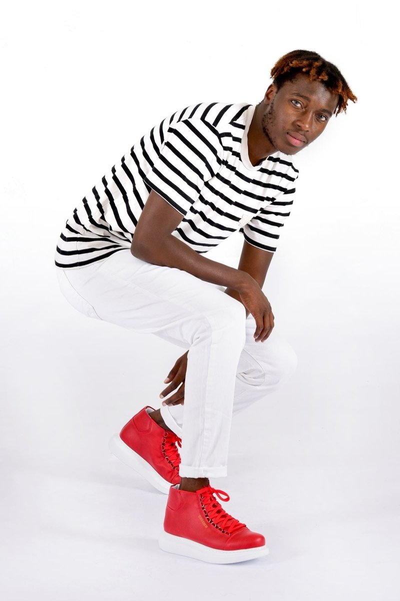 CH258 - CBT Roma Erkek Bot KIRMIZI - chekich.com