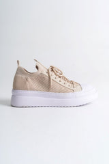 CH2601 - Triko Erkek Ayakkabı BEJ - chekich.com