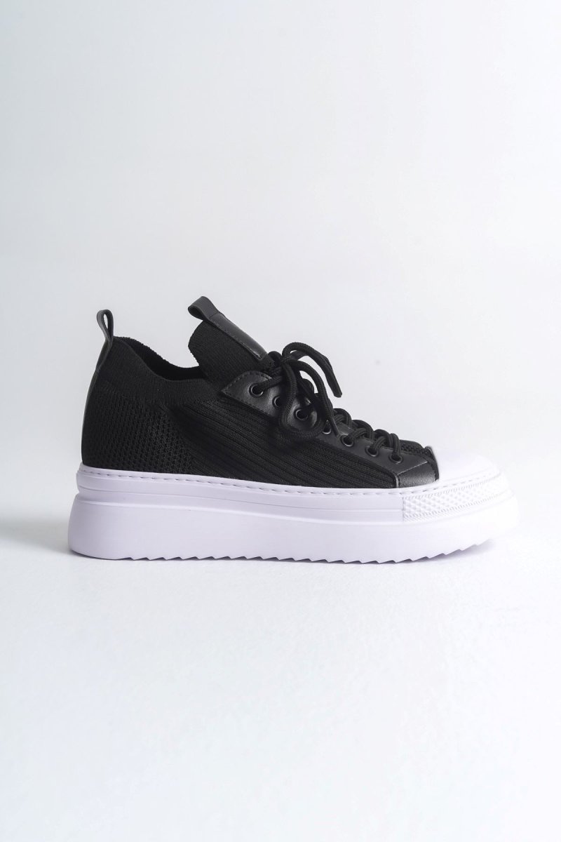 CH2601 - Triko Erkek Ayakkabı SIYAH - chekich.com