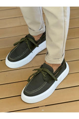 CH2602 - Triko Erkek Ayakkabı HAKI - chekich.com