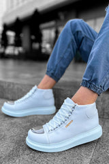 CH267 - CBT Roma Mirror Erkek Bot BEYAZ - chekich.com