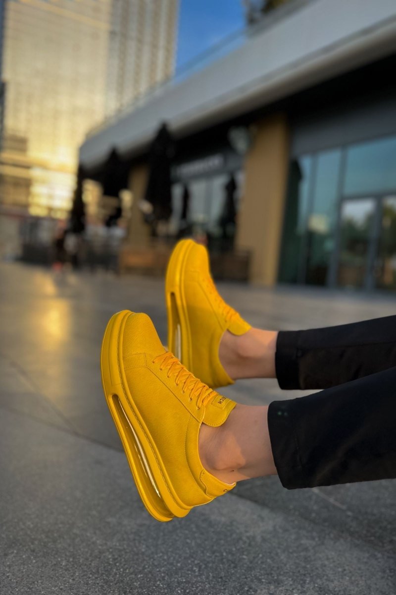 CH271 - CRT Ariaso Erkek Ayakkabı SARI - chekich.com